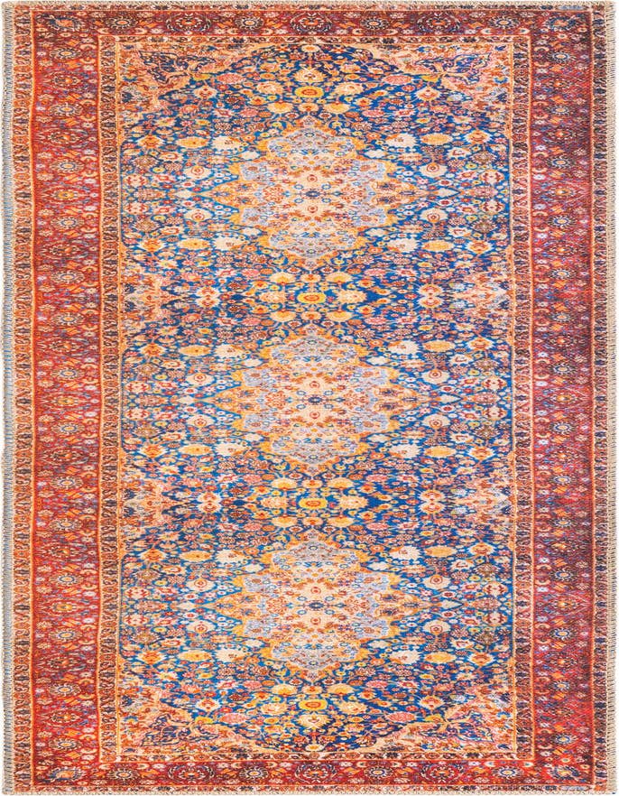 Detail image of 2' x 6' Washable Timeless Runner Rug