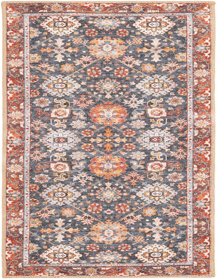 Detail image of 2' x 5' 1 Washable Timeless Runner Rug