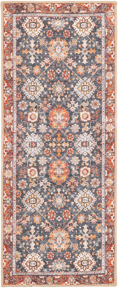 2' x 5' 1 Washable Timeless Runner Rug
