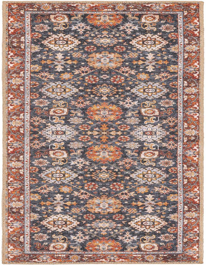 Detail image of 2' x 6' 1 Washable Timeless Runner Rug