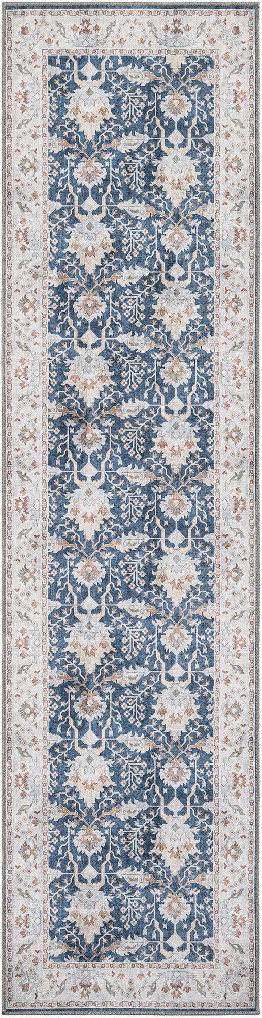 2' 7 x 10' Washable Timeless Runner Rug