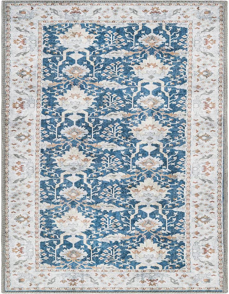 Detail image of 2' x 5' 1 Washable Timeless Runner Rug