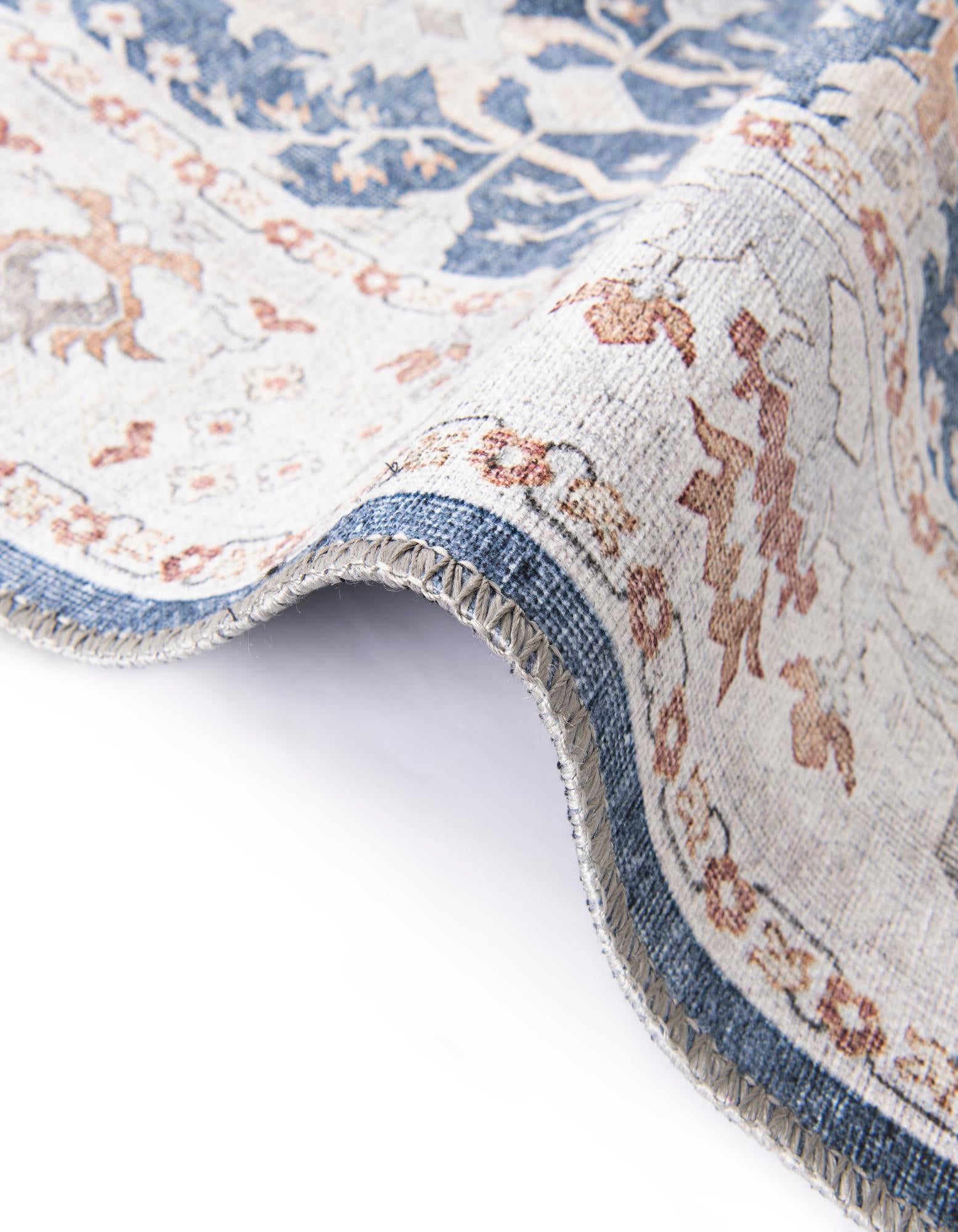 2' x 5' 1 Washable Timeless Runner Rug