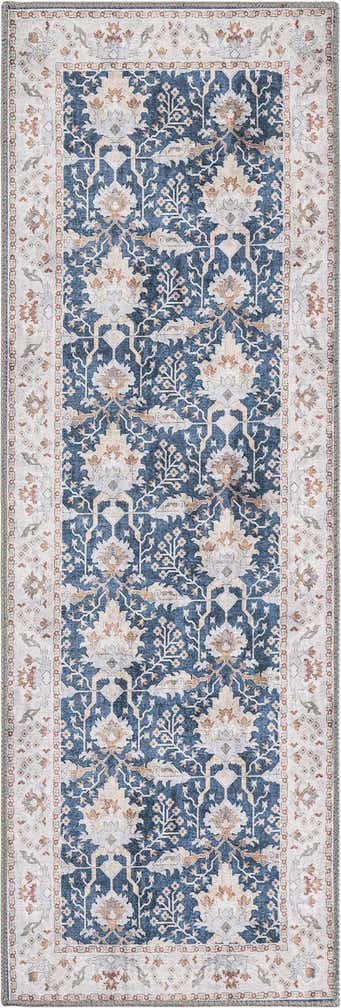 2' x 6' 1 Washable Timeless Runner Rug