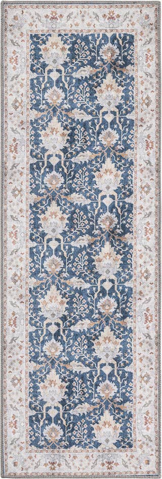 Detail image of 2' x 6' 1 Washable Timeless Runner Rug