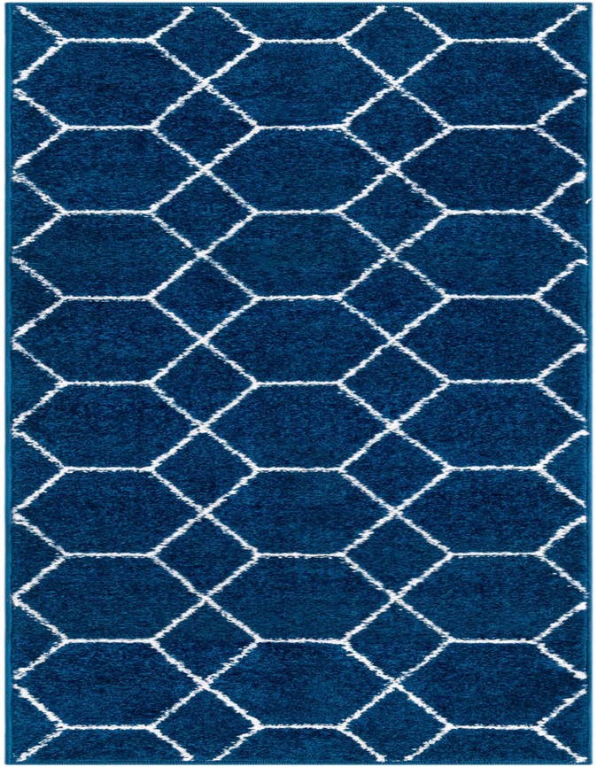 Detail image of 2' x 6' Trellis Frieze Runner Rug
