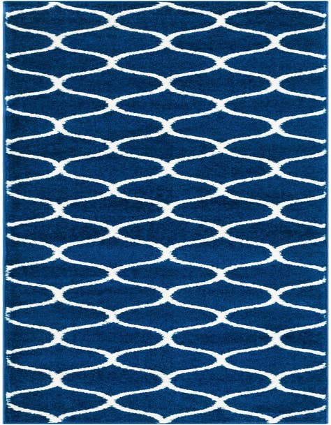 Detail image of 2' x 8' 8 Trellis Frieze Runner Rug