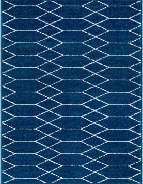 Detail image of 2' x 9' Trellis Frieze Runner Rug