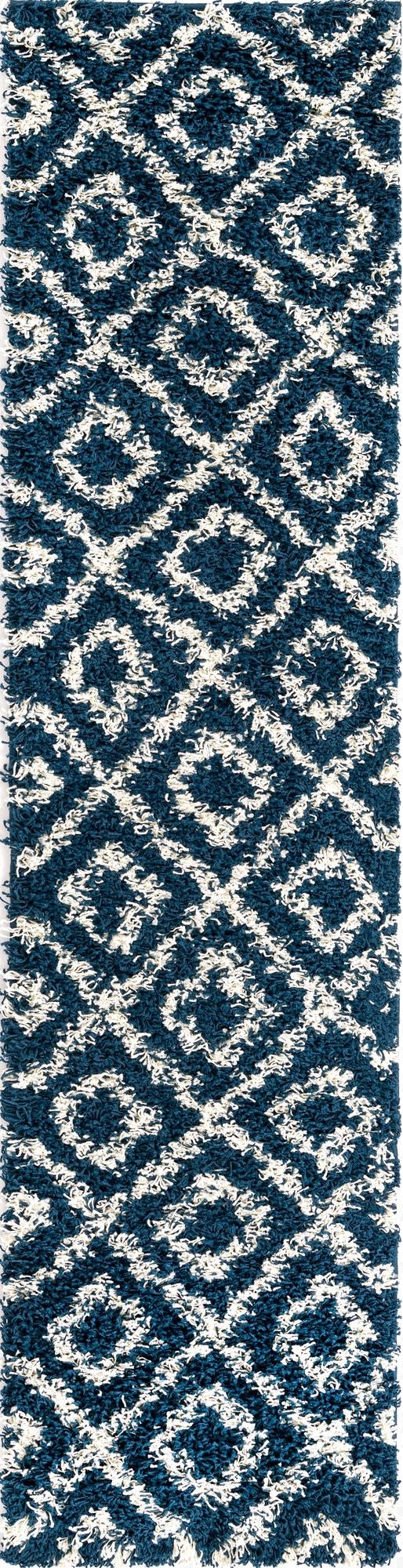 2' x 8' Trellis Shag Runner Rug
