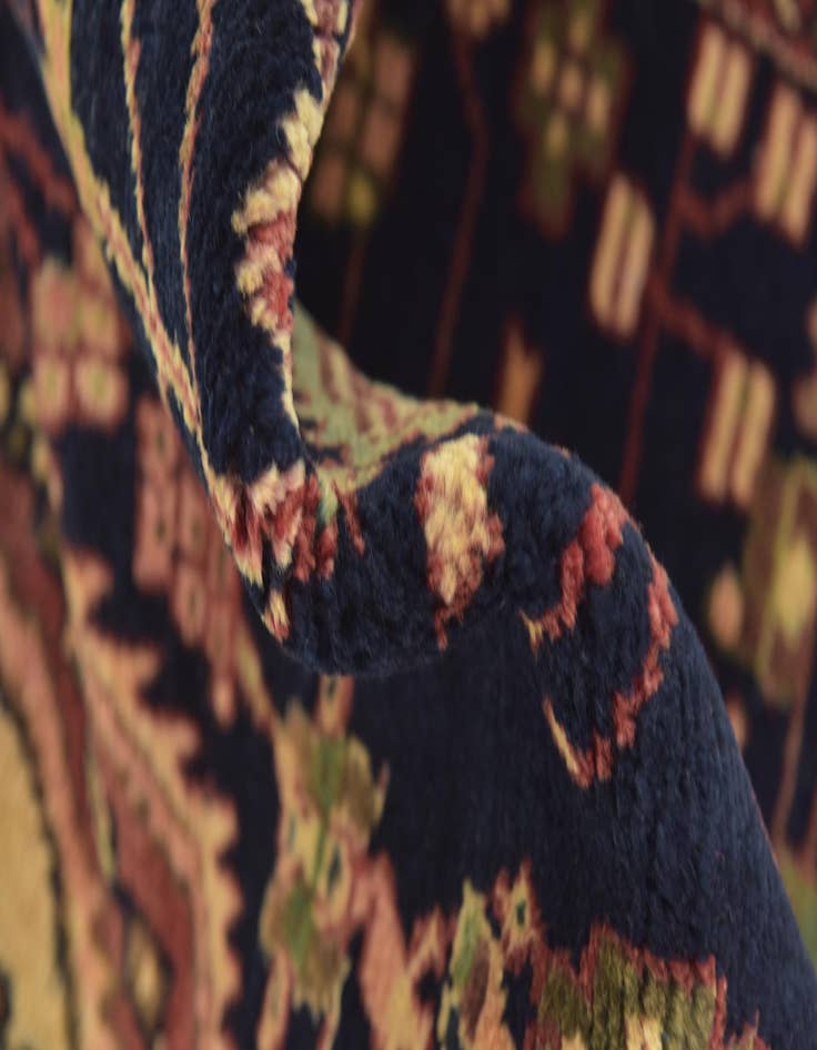 Detail image of 3' 7 x 9' 9  Hand Knotted Tuiserkan Persian Wool Runner Rug