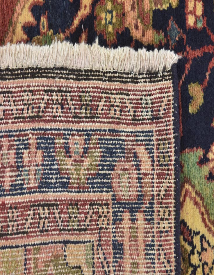 Detail image of 3' 7 x 9' 9  Hand Knotted Tuiserkan Persian Wool Runner Rug