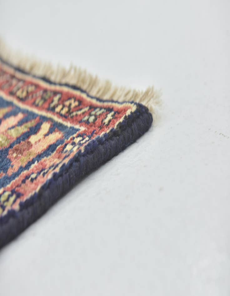 Detail image of 3' 7 x 9' 9  Hand Knotted Tuiserkan Persian Wool Runner Rug