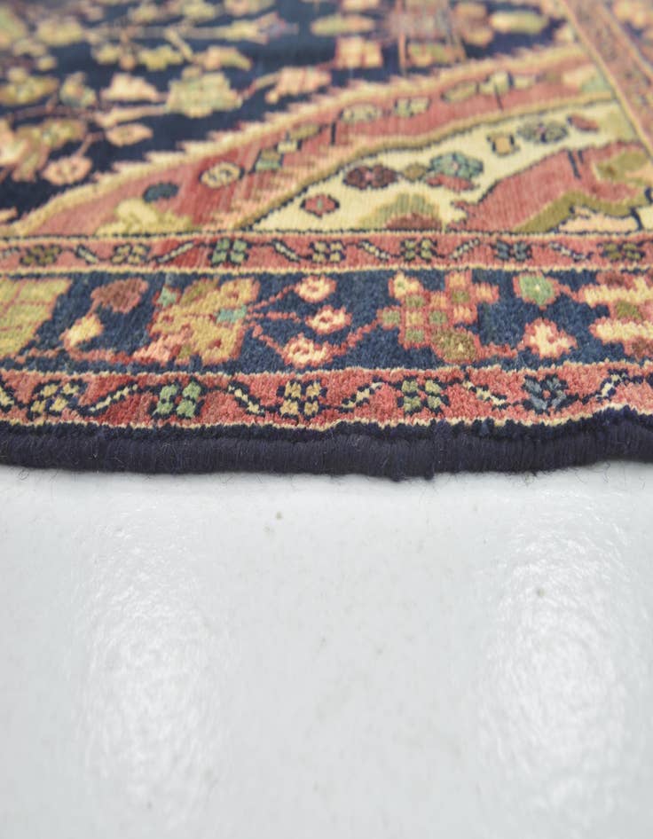 Detail image of 3' 7 x 9' 9  Hand Knotted Tuiserkan Persian Wool Runner Rug