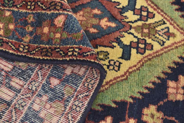 3' 7 x 9' 9 Hand Knotted Tuiserkan Persian Wool Runner Rug