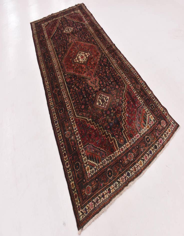 Detail image of 5' 3 x 10' 9  Hand Knotted Tuiserkan Persian Wool Runner Rug