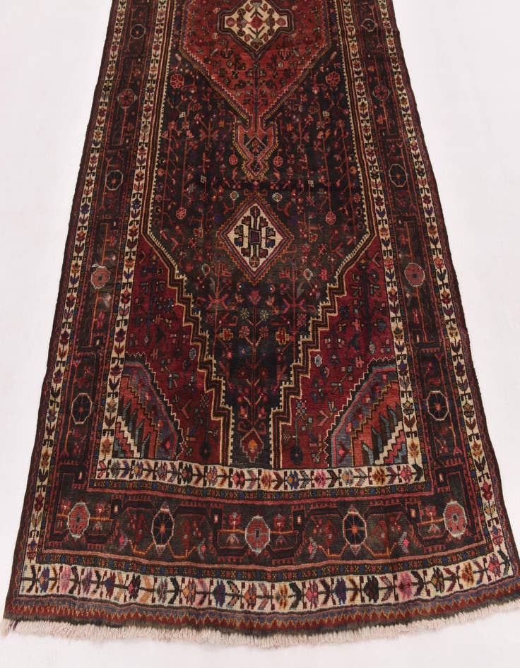 Detail image of 5' 3 x 10' 9  Hand Knotted Tuiserkan Persian Wool Runner Rug