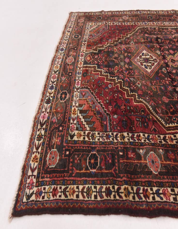 Detail image of 5' 3 x 10' 9  Hand Knotted Tuiserkan Persian Wool Runner Rug