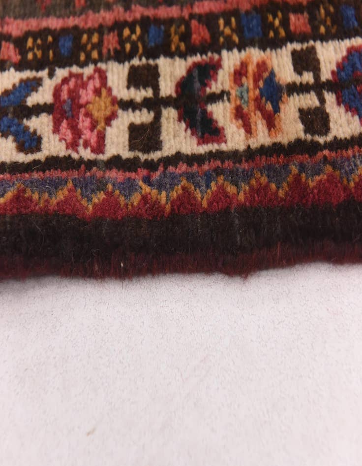 Detail image of 5' 3 x 10' 9  Hand Knotted Tuiserkan Persian Wool Runner Rug
