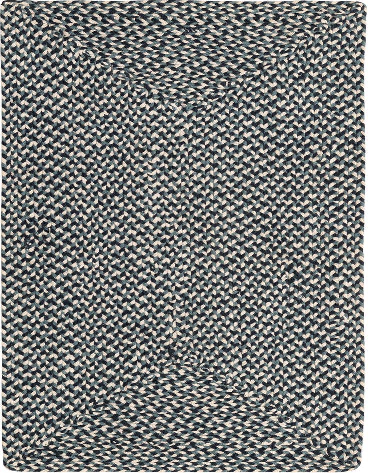 Detail image of 2' x 4' 1  Hand Tweed Braided Jute Runner Rug