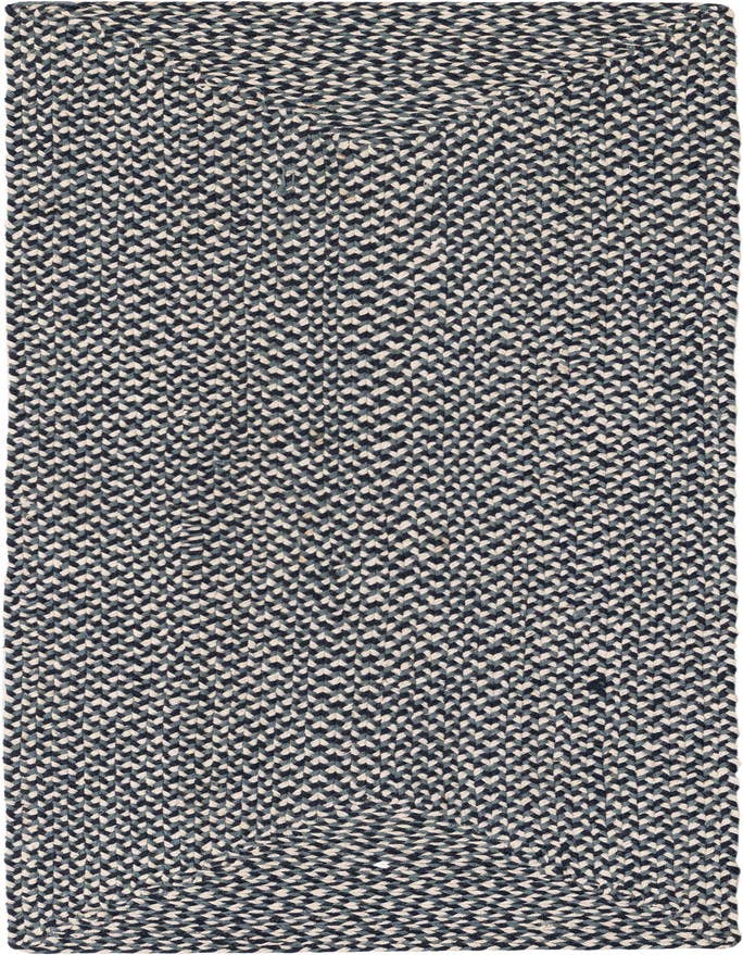 Detail image of 2' x 6' 1  Hand Tweed Braided Jute Runner Rug