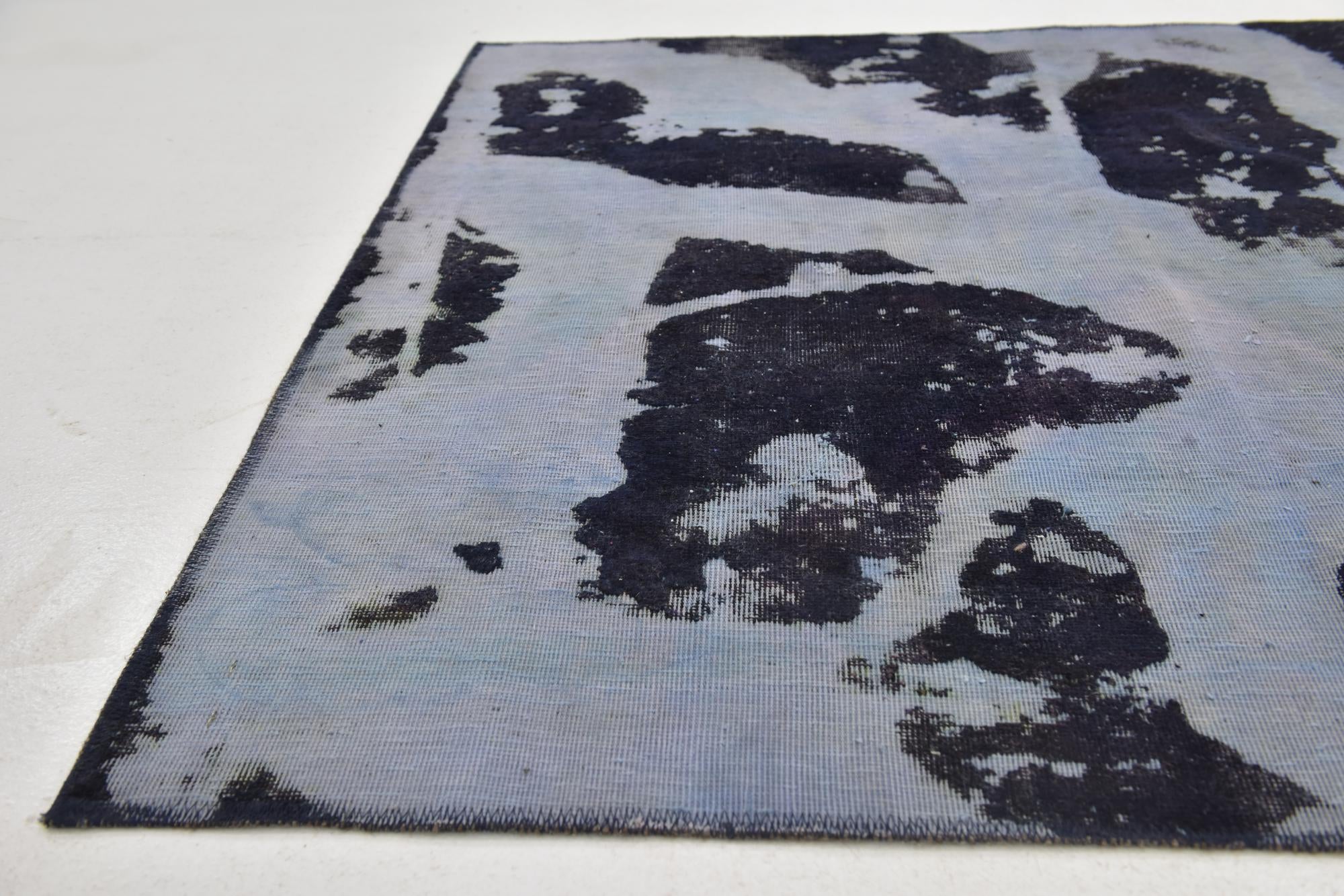 4' 5 x 8' Hand Knotted Ultra Vintage Persian Wool Runner Rug