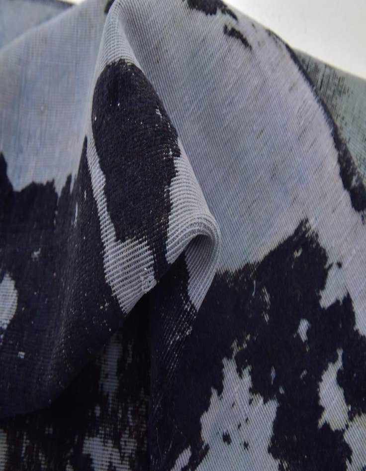 Detail image of 4' 5 x 8'  Hand Knotted Ultra Vintage Persian Wool Runner Rug