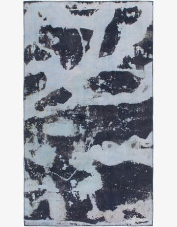 4' 5 x 8' Hand Knotted Ultra Vintage Persian Wool Runner Rug