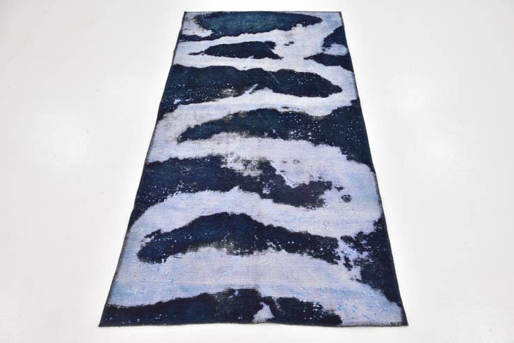 Detail image of 3' x 6' Hand Knotted Ultra Vintage Persian Wool Runner Rug