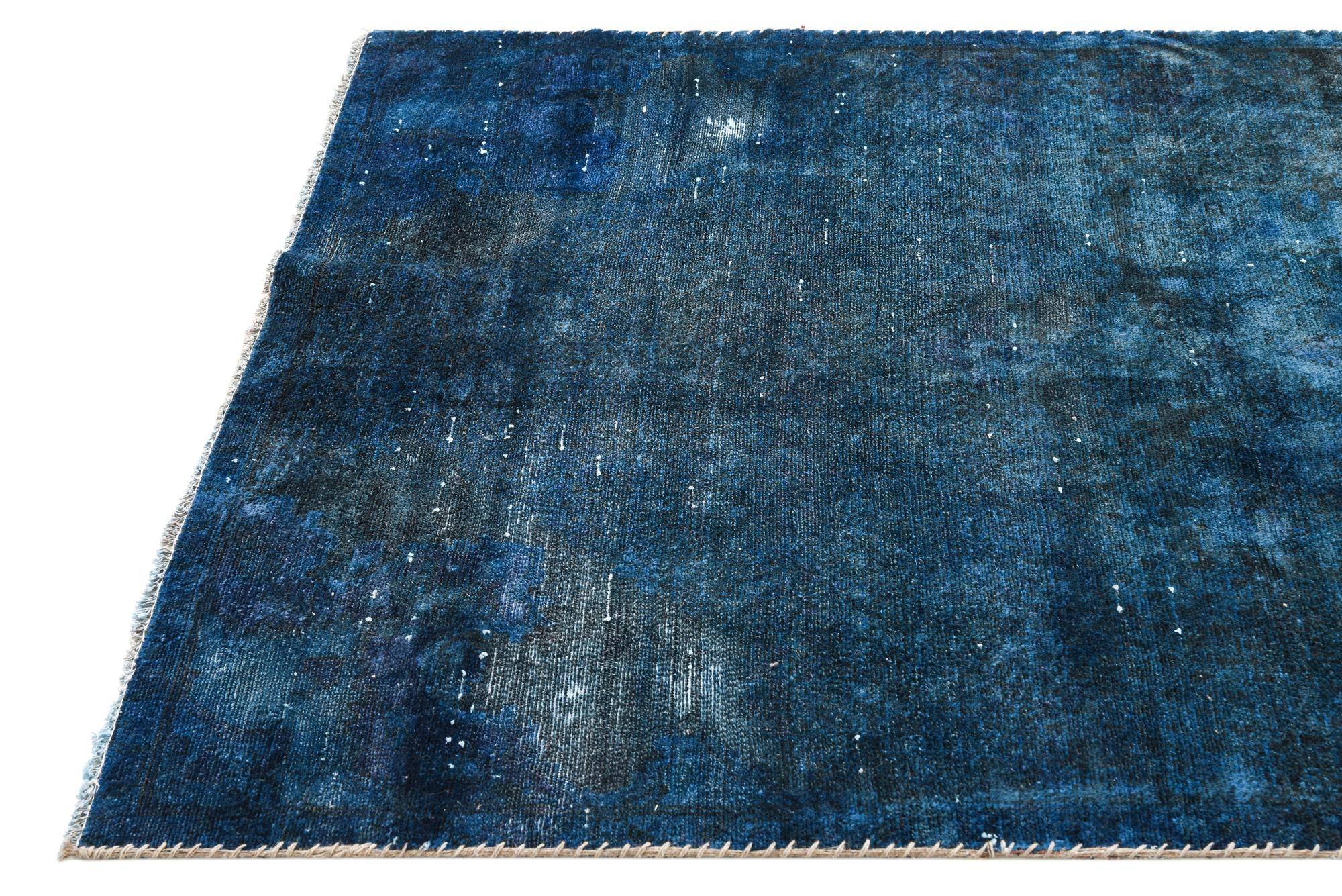 4' 1 x 8' 3 Hand Knotted Ultra Vintage Persian Wool Runner Rug