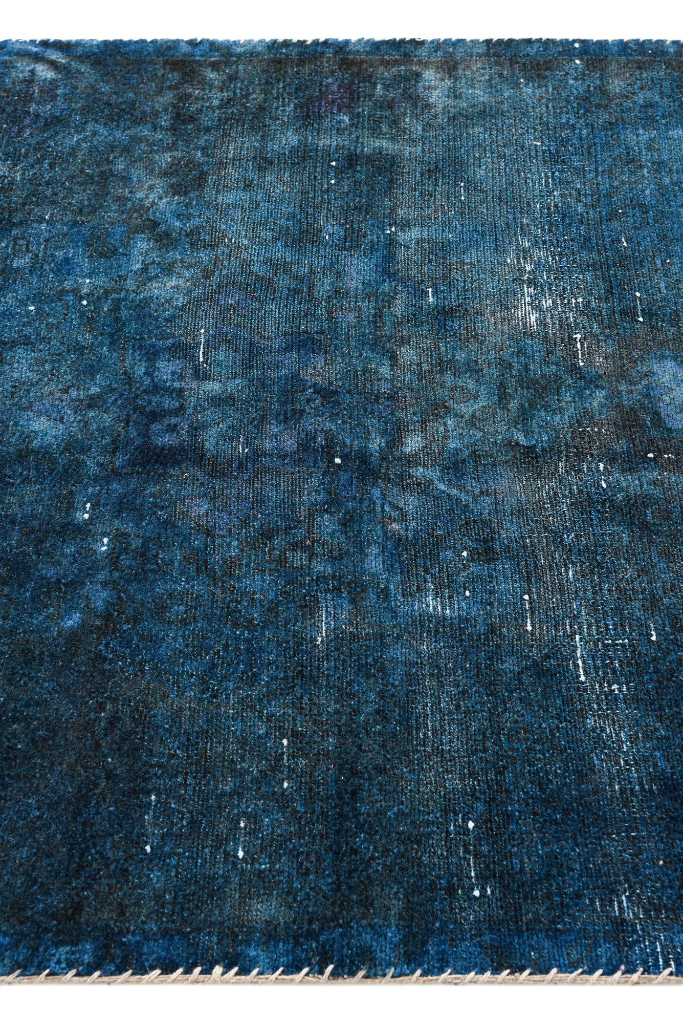 4' 1 x 8' 3 Hand Knotted Ultra Vintage Persian Wool Runner Rug