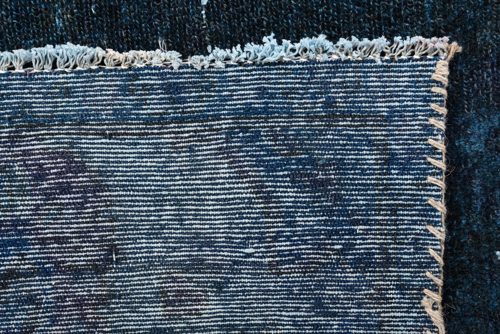 4' 1 x 8' 3 Hand Knotted Ultra Vintage Persian Wool Runner Rug