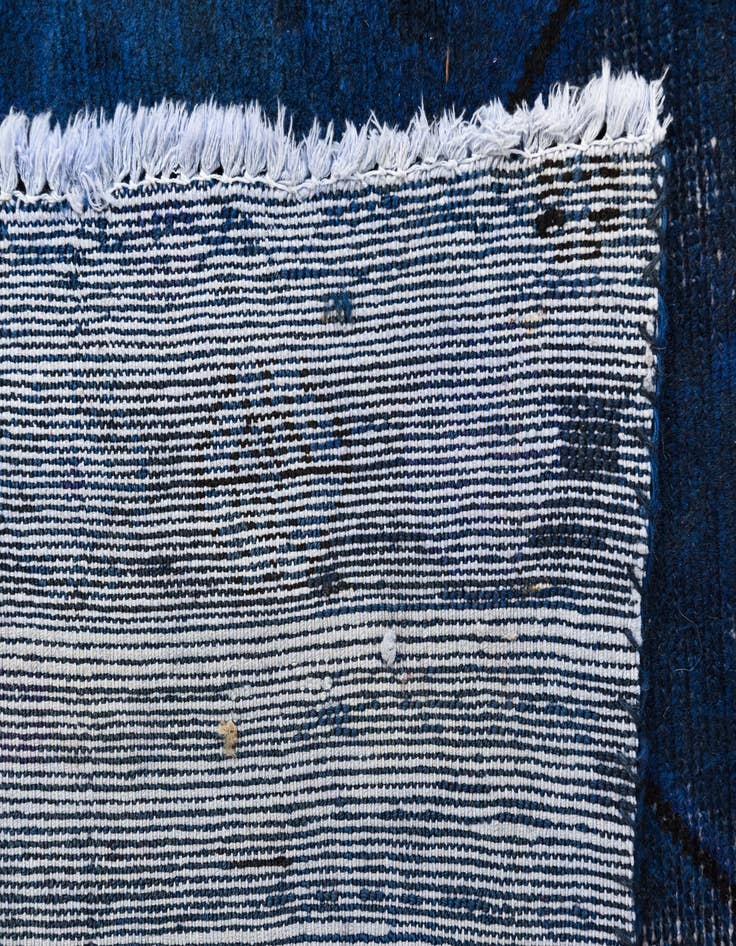 Detail image of 4' x 9' 10  Hand Knotted Ultra Vintage Persian Wool Runner Rug