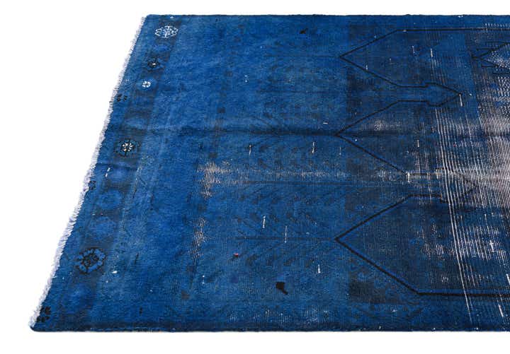 4' x 9' 10 Hand Knotted Ultra Vintage Persian Wool Runner Rug