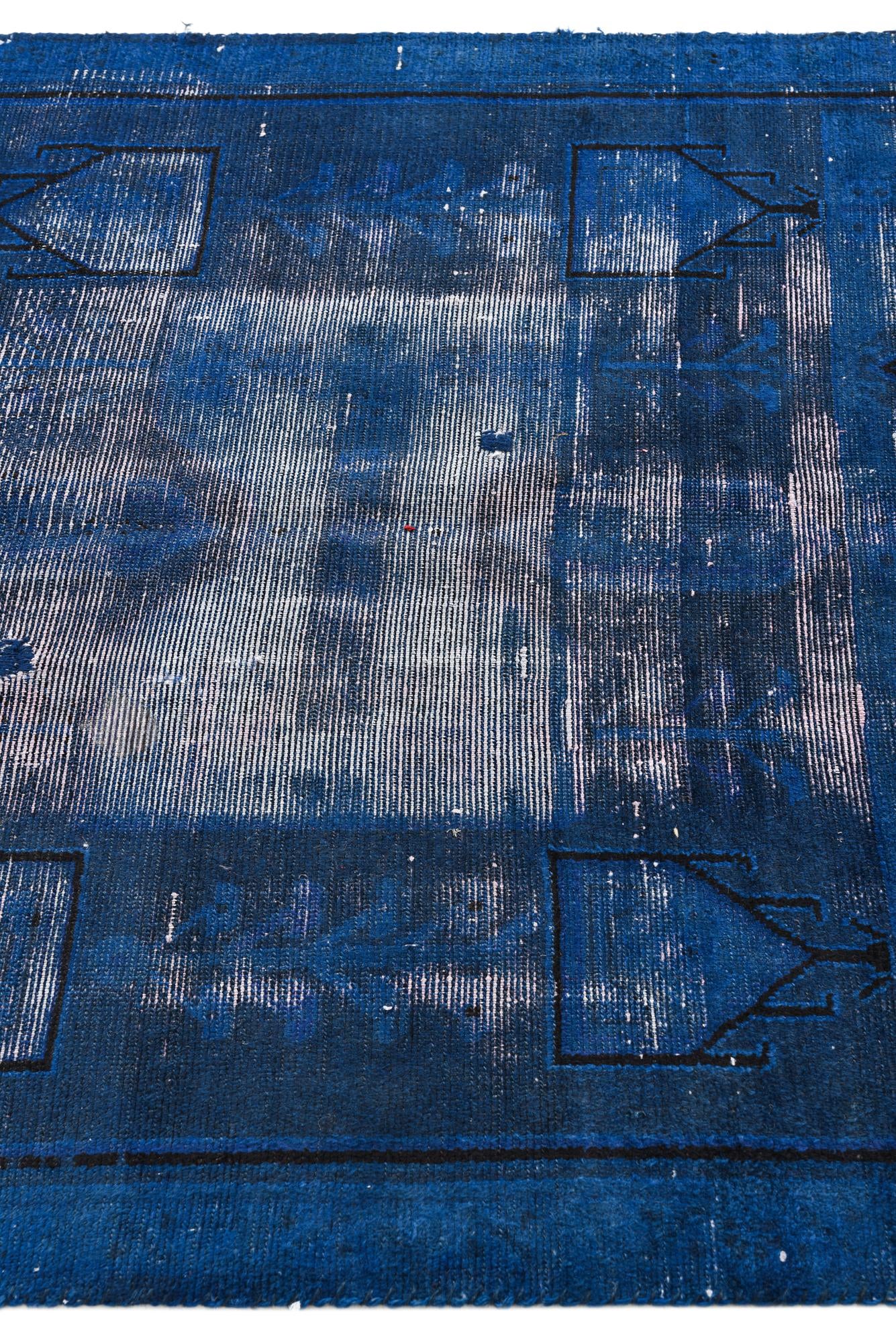 4' x 9' 10 Hand Knotted Ultra Vintage Persian Wool Runner Rug