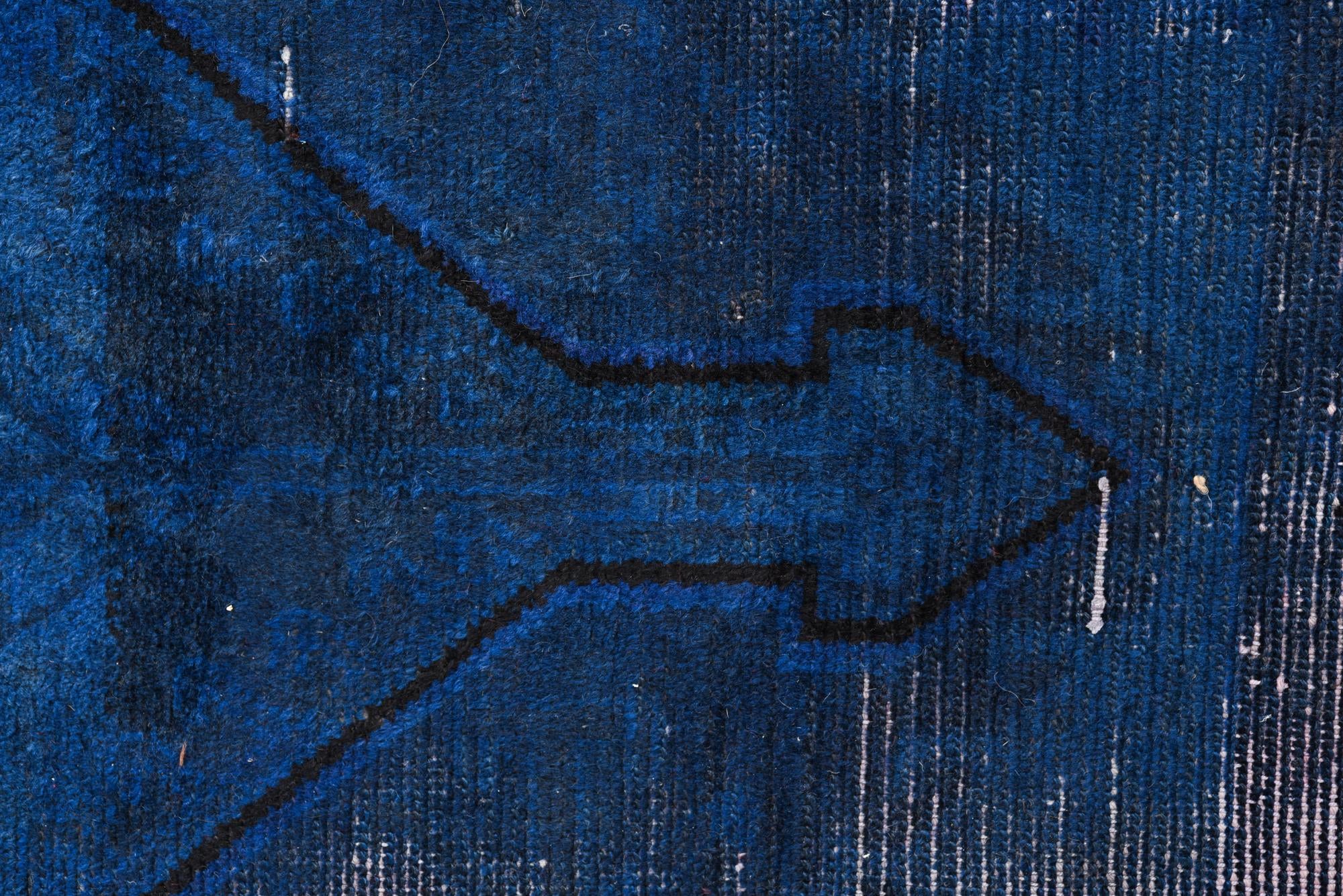 4' x 9' 10 Hand Knotted Ultra Vintage Persian Wool Runner Rug