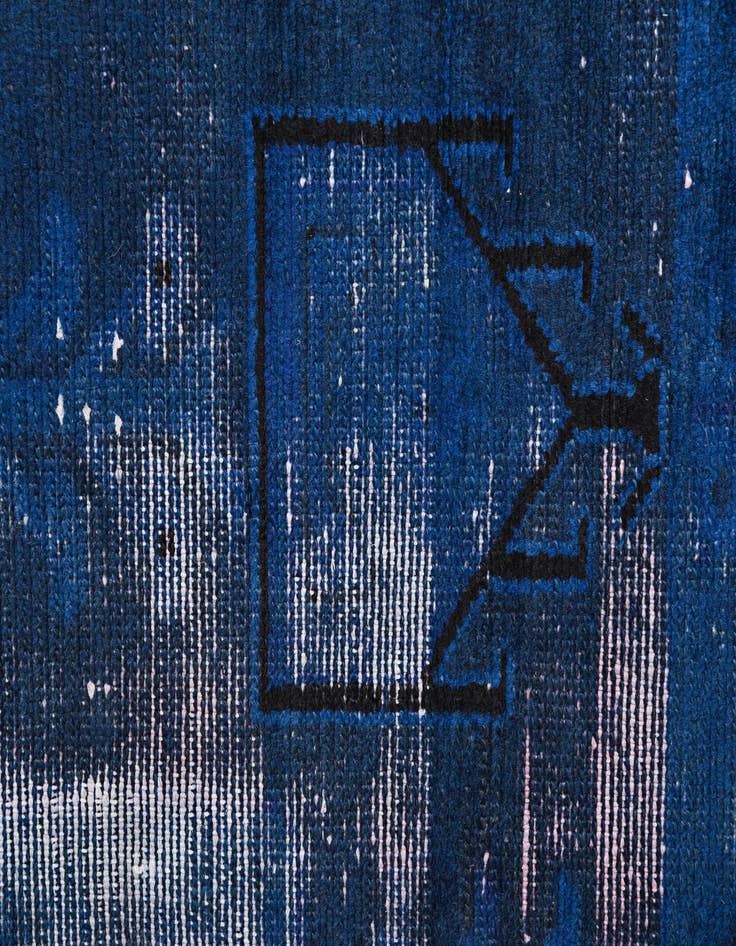 Detail image of 4' x 9' 10  Hand Knotted Ultra Vintage Persian Wool Runner Rug