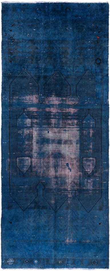Detail image of 4' x 9' 10 Hand Knotted Ultra Vintage Persian Wool Runner Rug