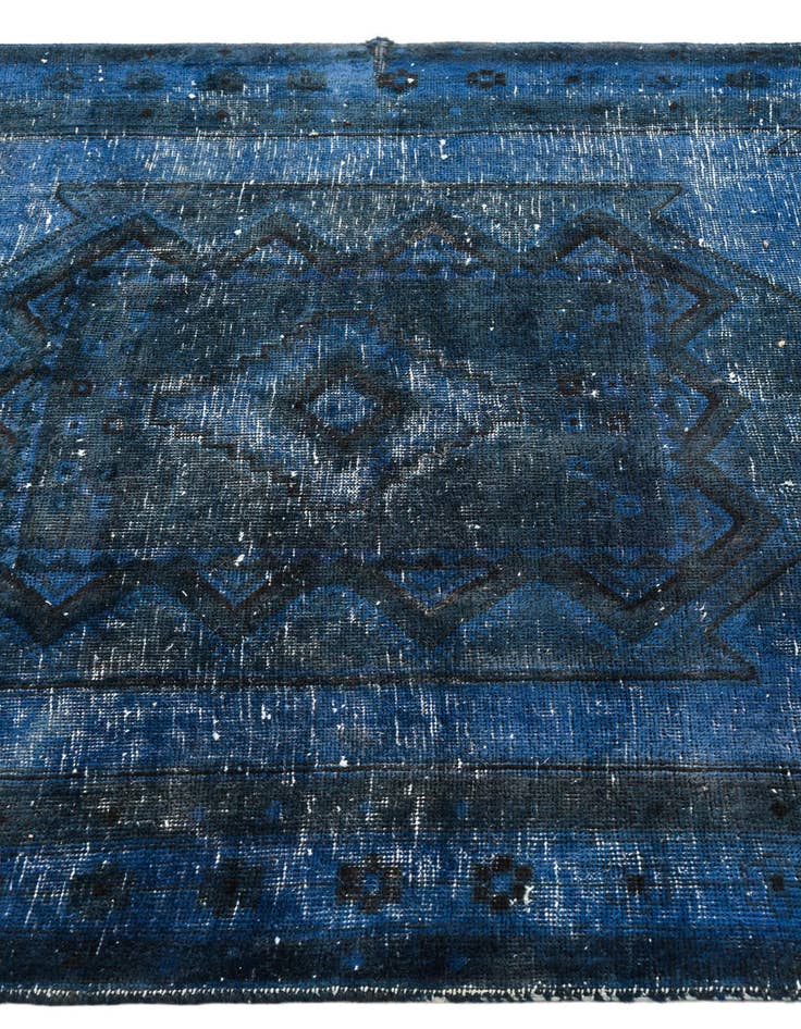 Detail image of 4' 3 x 10' 2  Hand Knotted Ultra Vintage Persian Wool Runner Rug