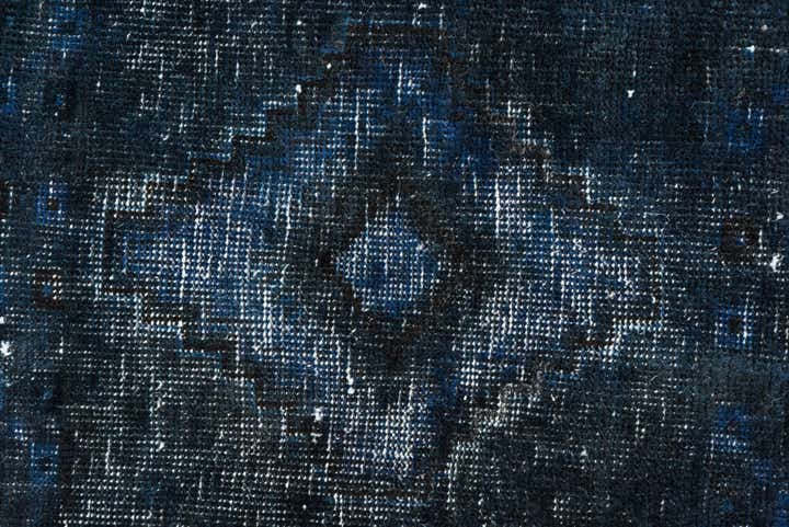 4' 3 x 10' 2 Hand Knotted Ultra Vintage Persian Wool Runner Rug