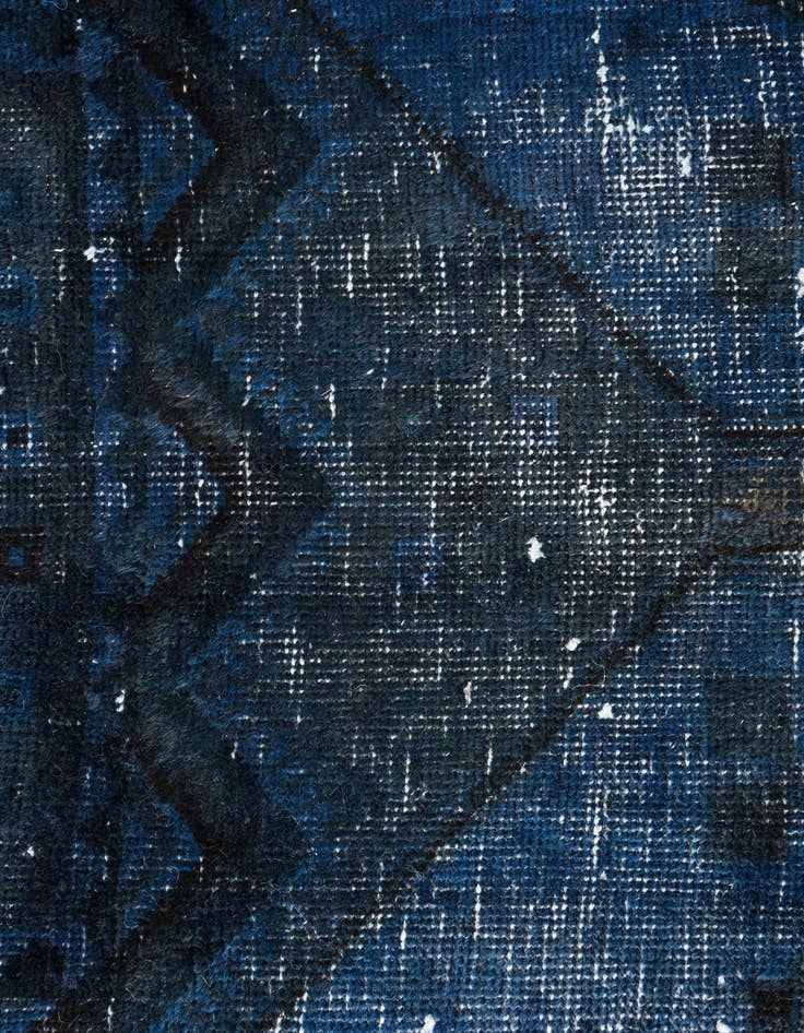 Detail image of 4' 3 x 10' 2  Hand Knotted Ultra Vintage Persian Wool Runner Rug