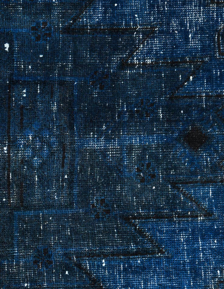 Detail image of 4' 3 x 10' 2  Hand Knotted Ultra Vintage Persian Wool Runner Rug