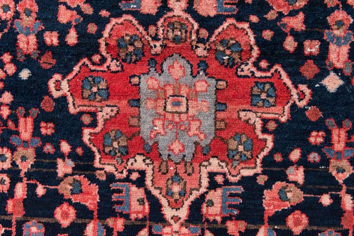 4' 1 x 9' 3 Hand Knotted Ultra Vintage Persian Wool Runner Rug