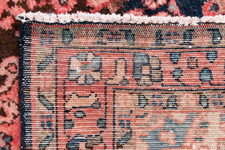 4' 1 x 9' 3 Hand Knotted Ultra Vintage Persian Wool Runner Rug