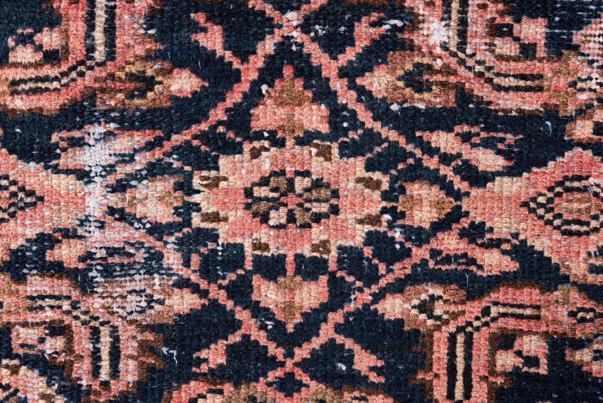 2' 10 x 9' 6 Hand Knotted Ultra Vintage Persian Wool Runner Rug
