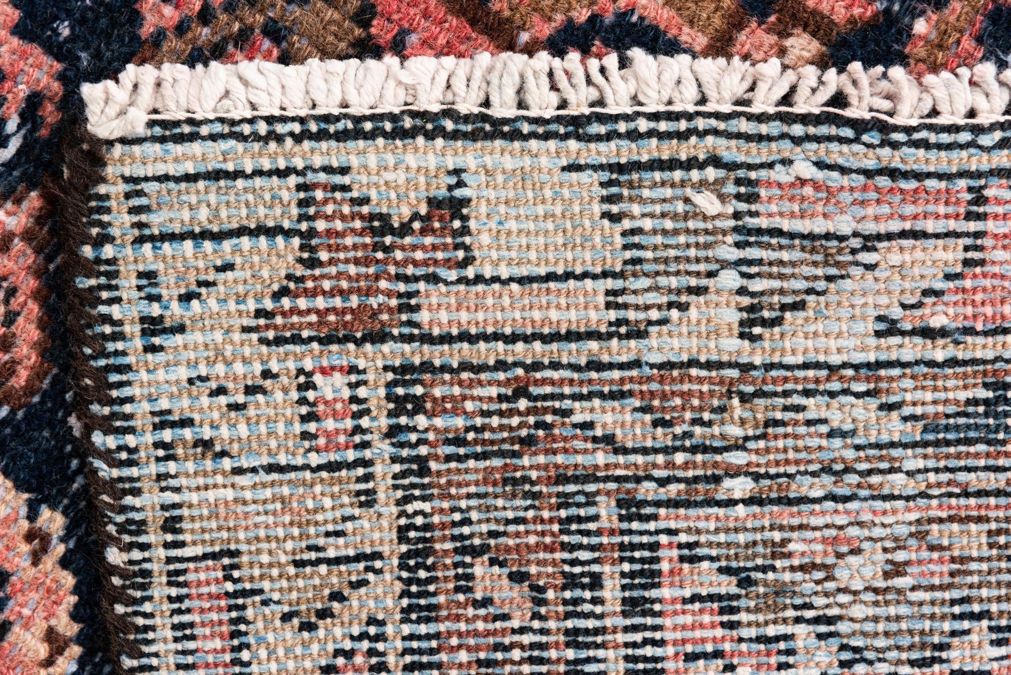 2' 10 x 9' 6 Hand Knotted Ultra Vintage Persian Wool Runner Rug
