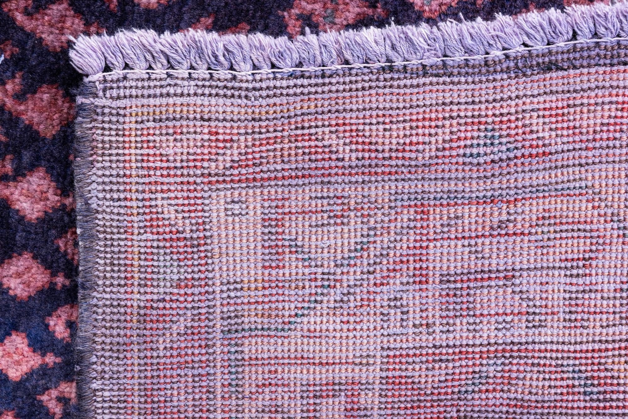 3' 7 x 10' 3 Hand Knotted Ultra Vintage Persian Wool Runner Rug