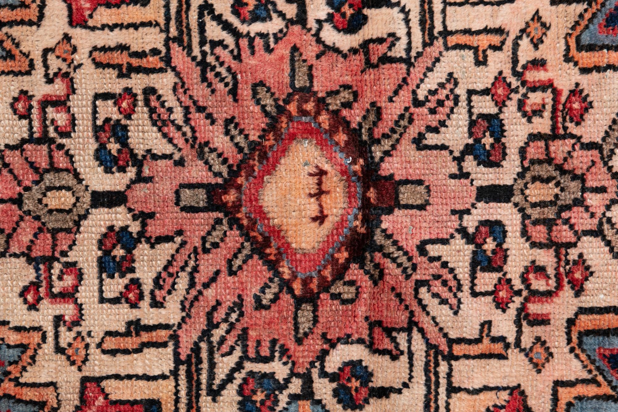 4' x 10' Hand Knotted Ultra Vintage Persian Wool Runner Rug