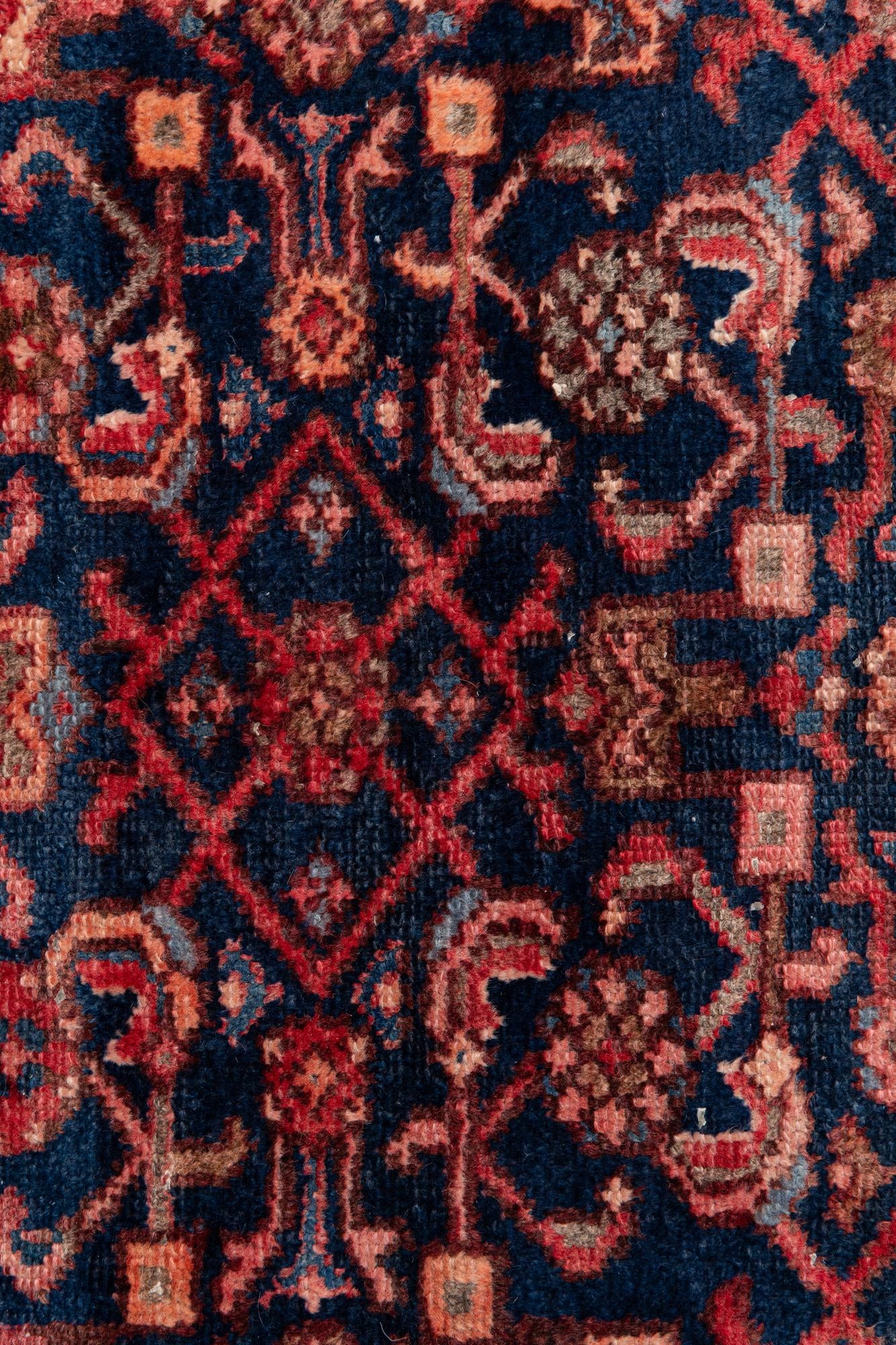 4' x 10' Hand Knotted Ultra Vintage Persian Wool Runner Rug