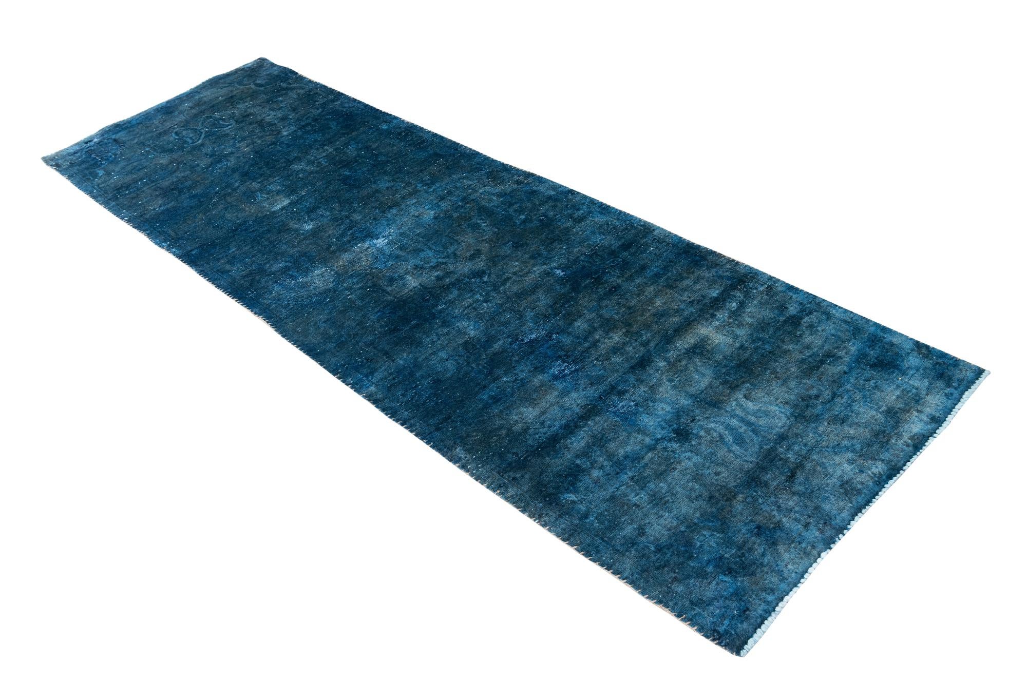 3' x 8' 9 Hand Knotted Ultra Vintage Persian Wool Runner Rug