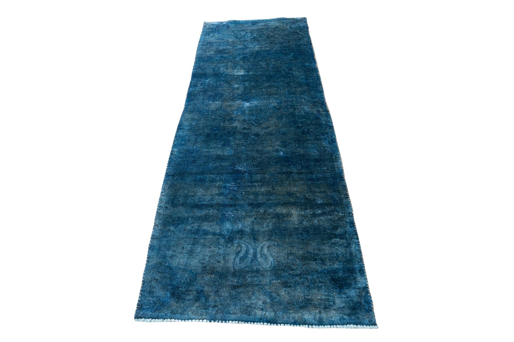 3' x 8' 9 Hand Knotted Ultra Vintage Persian Wool Runner Rug